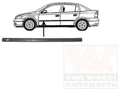 VAN WEZEL 3742403 -  Облицовка / защитная накладка, дверь